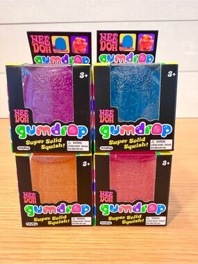 Set of 4 Needoh Gumdrops
